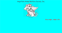 Desktop Screenshot of angelpaws.org